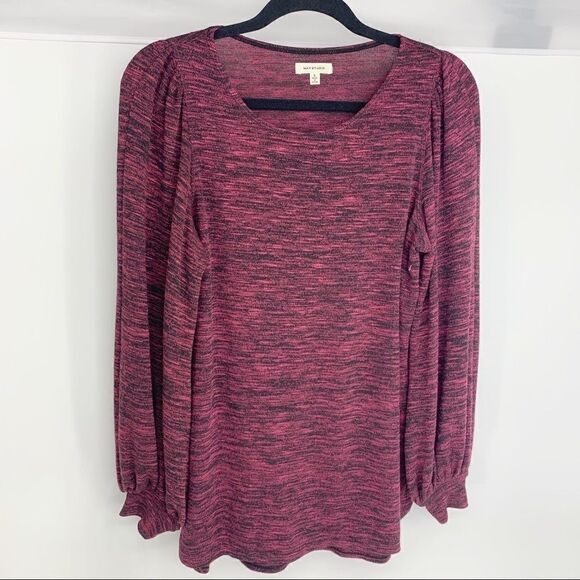 Max Studio Balloon Sleeve Lightweight Knit Sweater Size S New - Picture 1 of 5